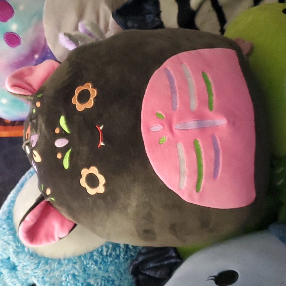 12" Dalia Day of the Dead Pink Bat Squishmallow